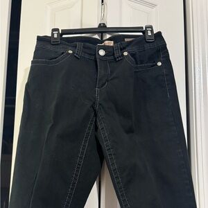 Vintage Black Denim Trousers